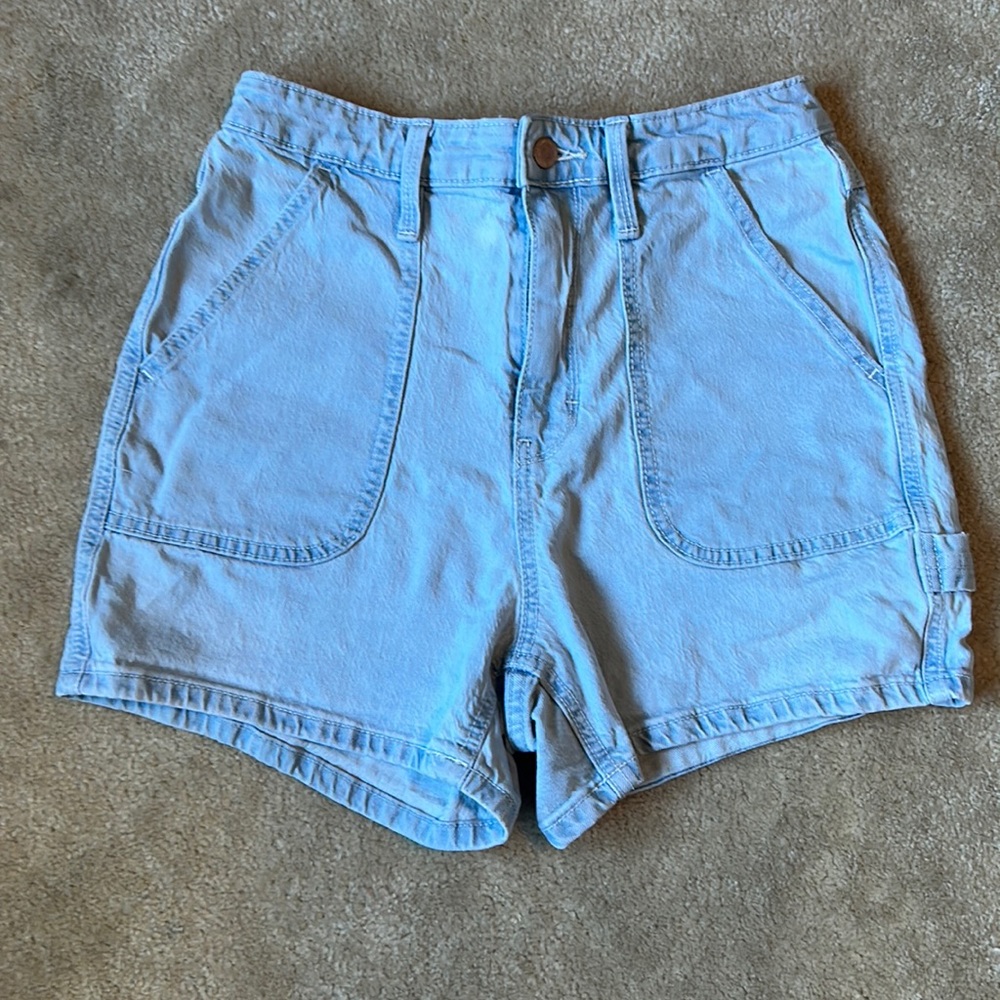 Highest rise midi light wash Jean shorts universal thread women’s 4/27